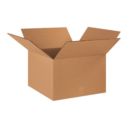 Partners Brand 18 in x 16 in x 16 in Double Wall Box, Kraft, Corrugate, Double Wall, 48 ECT, 10 PK HD181616DW