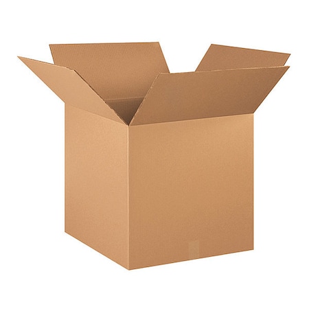 Partners Brand 20 in x 20 in x 24 in Double Wall Box, Kraft, Corrugate, Double Wall, 48 ECT, 10 PK HD202024DW