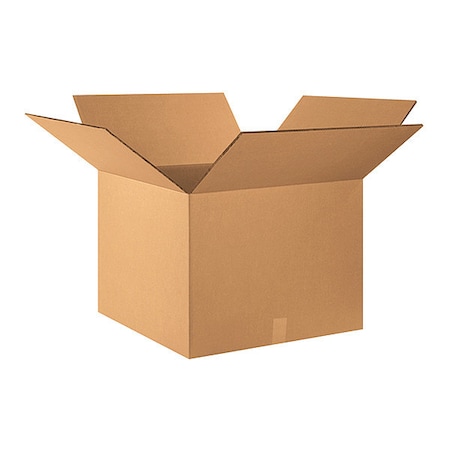 Partners Brand 24 in x 24 in x 16 in Double Wall Box, Kraft, Corrugate, Double Wall, 48 ECT, 10 PK HD242416DW