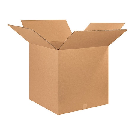 Partners Brand 25 in x 25 in x 25 in Double Wall Box, Kraft, Corrugate, Double Wall, 48 ECT, 5 PK HD252525DW