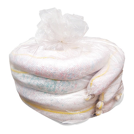 Partners Brand Oil Only Sorbent Booms, 5" x 10', PK4 SORB520