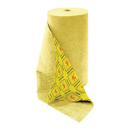 Partners Brand Sorbent Roll, Hazmat, 32 in x 150 ft, Yellow SORB600