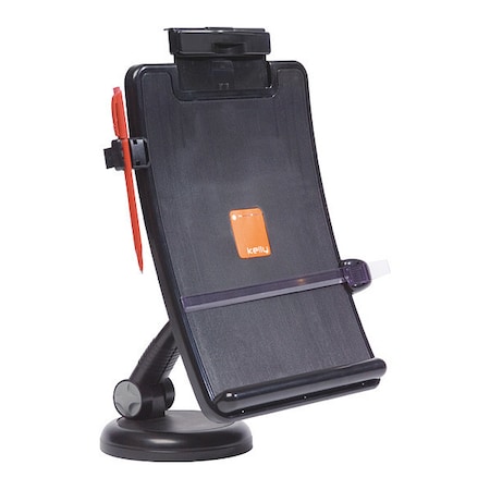 Kellyrest Copy Holder, Adjustable, Base Weighted, Curved Tray KCS10192