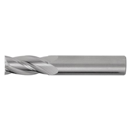 Bassett 3/4x3/4x1-1/2x4 4-Flute Carbide Square Single End General-Purpose End Mill Bassett MSE-4 Bright B52151