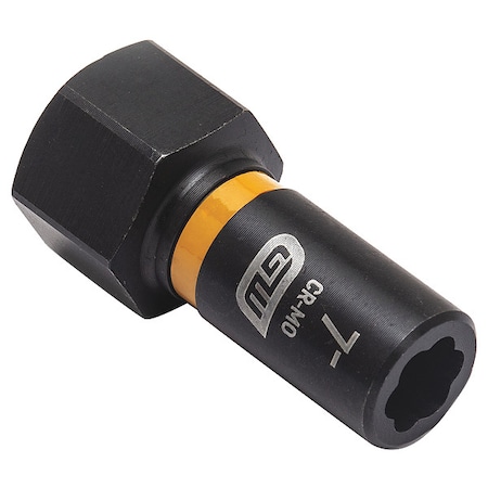Gearwrench 1/4" Drive Bolt Biter Impact Extraction Socket 7- mm 84752
