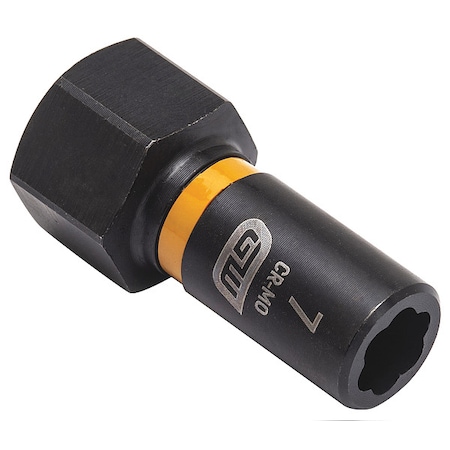 Gearwrench 1/4" Drive Bolt Biter Impact Extraction Socket 7mm 84753