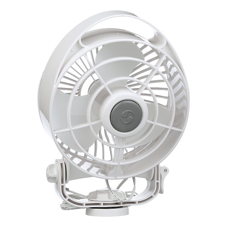 Zoro Select DC Fan, 5 in dia. Blade, Bolt-On Mount 7483CAWBX