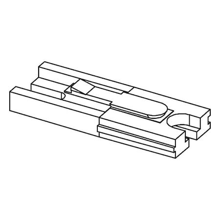 Anderson Power Products Surface Mount, For PP75, Blue 75LOKSMTBLU-BK