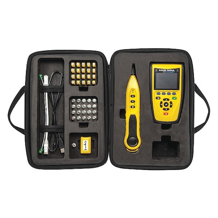 Klein Tools Cable Tester, VDV Commander™ Test & Tone Kit VDV501-829