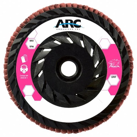 Arc Abrasives Flap Disc, Coated, Ceramic 75-10916HE
