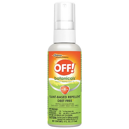 OFF Botanicals Insect Repellent IV, 4 oz., PK8 694971