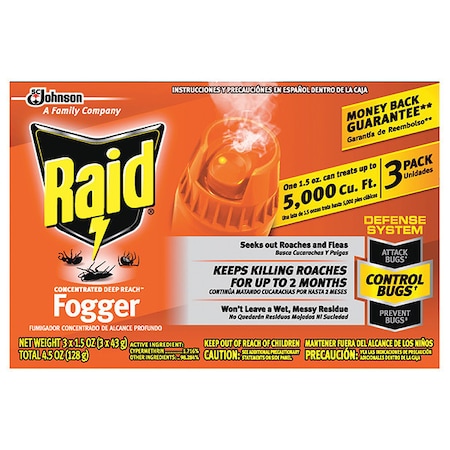 Raid Concentrated Deep Reach Fogger, 1.5, PK12 305690 / 695500