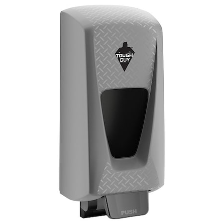 Tough Guy Industrial Soap Dispenser, Push-Style, 5000mL, Gray 3FPP3