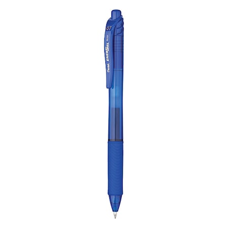 Pentel Pen Set, Blue, Non-Erasable, Gel, PK12 BL107-C