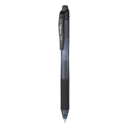 Pentel Pen Set, Black, Non-Erasable, Gel, PK12 BL107-A