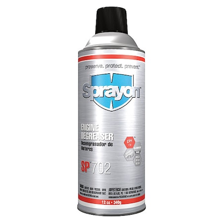 Sprayon Engine Degreaser, SP 702, 12 oz, Aerosol Spray Can S00702000