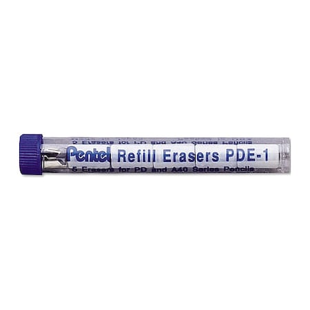Pentel Eraser Refill, White, PK5 PDE-1