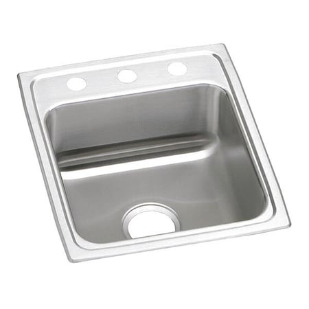 Elkay Gourmet 18G 17' X 20' X 4.5' Single Bowl TMt Kitchen Sink SS LRAD1720451