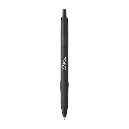 Sharpie Pen Set, Black, Non-Erasable, Gel, PK12 2153580
