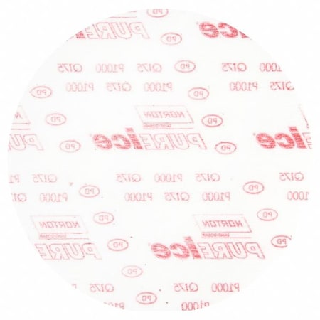 Norton Abrasives Hook-and-Loop Sanding Disc, Aluminum Oxide, P1000 Grit, Coated Type, Q175 77696088714