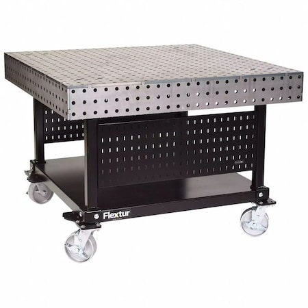 Flextur Welding Table, 48" D, 35" H, 48" W, Metal 78909515