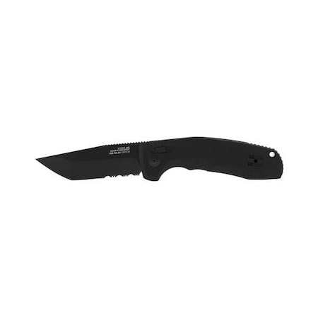 Sog Utility Knife, Serrated, 3-3/8" Blade L 15-38-04-57