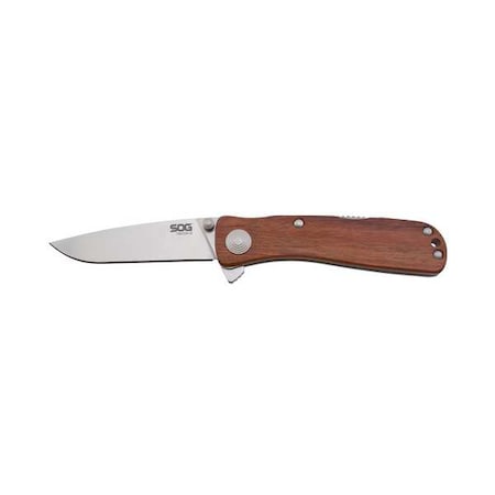 Sog Utility Knife, Straight, 2-5/8" Blade L TWI17-CP