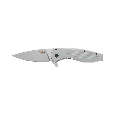 Sog Utility Knife, Straight, 3-3/8" Blade L 14-41-02-42