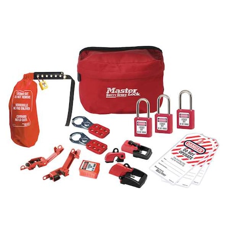 MASTER LOCK Compact Safety Lockout Pouch, Electrical S1010E410KAPRE