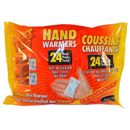 Heat Factory Hand Warmers, Up to 10 hr, Air-Activated, 124  Degrees F Avg. Temp. 1964-1