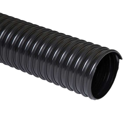 Flexaust Co Ducting Hose, 25 ft L, Black 8551060025