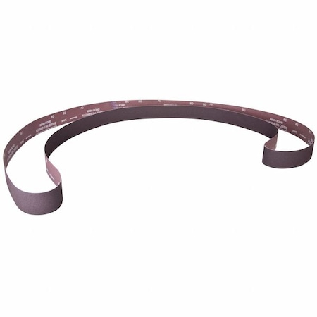 Norton Abrasives Sanding Belt, Coated, Aluminum Oxide, 60 Grit, Coarse, Metalite R228 78072721885
