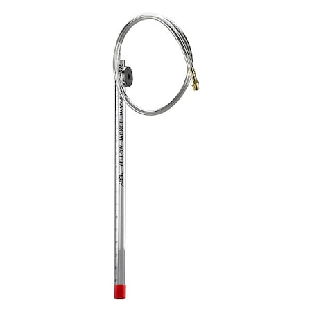 Yellow Jacket Analog Manometer, Plastic, Red, 0.54 psi 78075