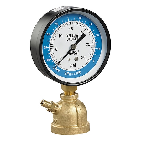 Yellow Jacket Gas Pressure Test Kit, 7 in Case D. 78088