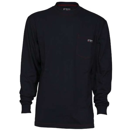 Mcr Safety Men's FR Long Sleeve Shirt, 10.6 cal/sq cm, S LST1NS