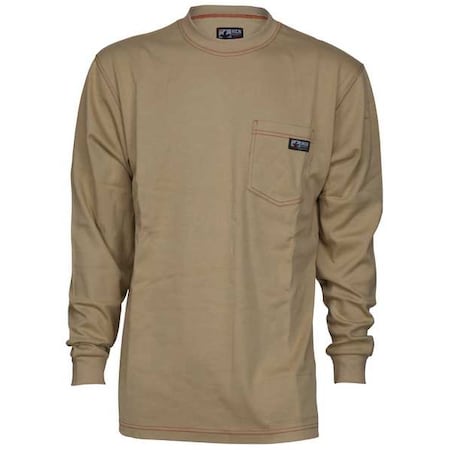 Mcr Safety Men's FR Long Sleeve Shirt, 10.6 cal/sq cm, XL LST1TXL