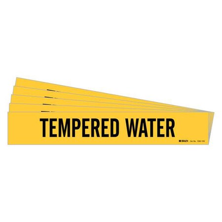Brady Pipe Marker, PK5, 7283-1HV-PK 7283-1HV-PK