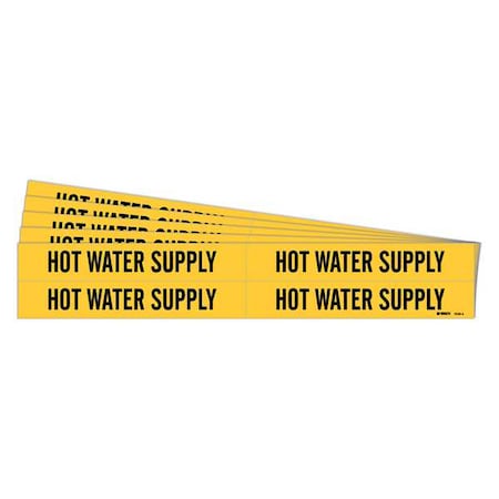 Brady Pipe Marker, PK5, 7149-4-PK 7149-4-PK