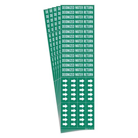 Brady Pipe Marker, PK5, 7074-3C-PK 7074-3C-PK