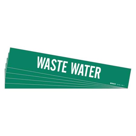 Brady Pipe Marker, PK5, 7301-1-PK 7301-1-PK