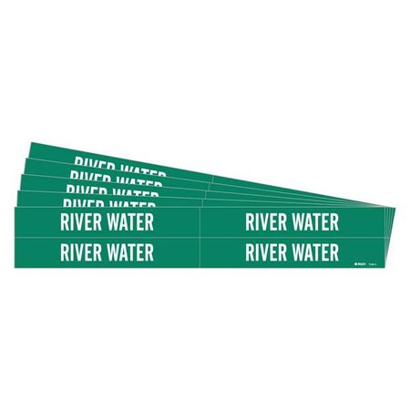 Brady Pipe Marker, PK5, 7246-4-PK 7246-4-PK