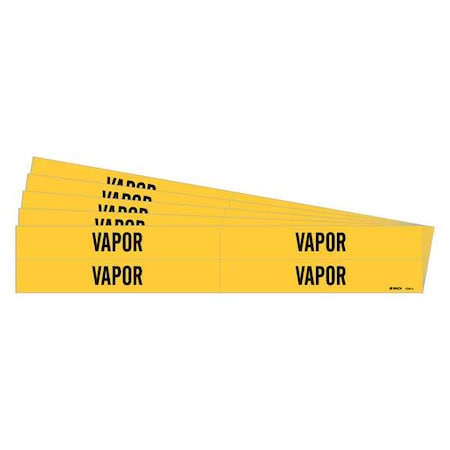Brady Pipe Marker, PK5, 7294-4-PK 7294-4-PK