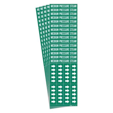 Brady Pipe Marker, PK5, 7393-3C-PK 7393-3C-PK