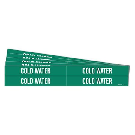 Brady Pipe Marker, PK5, 7055-4-PK 7055-4-PK