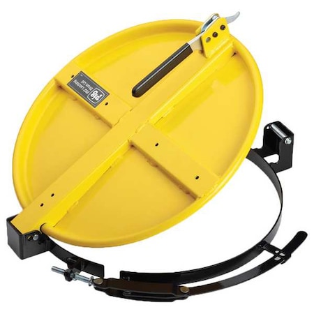 Pig Drum Lid, Yellow, Steel, 20.5 in L DRM2072-YW