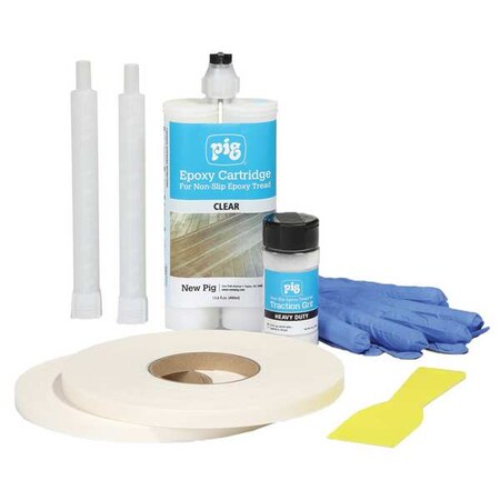 Pig Non-Slip Epoxy Tread Kit, Clear FLM856