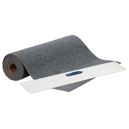 Pig Carpet Protection Mat, Polyester, Gray, 3 ft W x 25 ft L GRPCP91K-GY