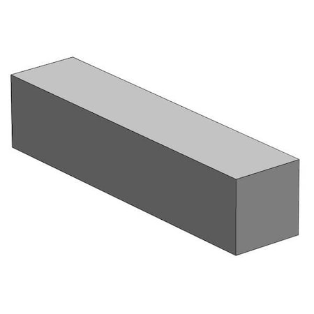 ZORO SELECT Annealed Stainless Square, 6 ft Overall L 3S4-72