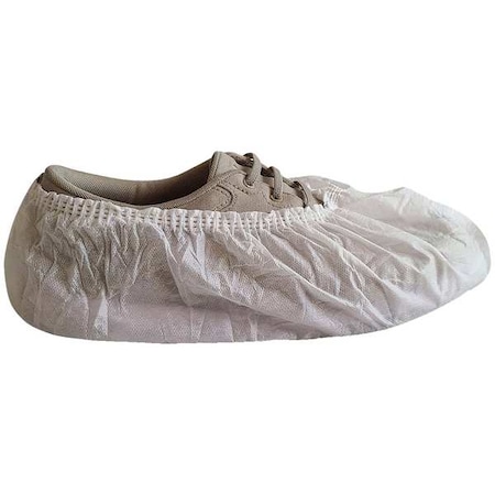 International Enviroguard Disposable Shoe Covers, SMS, White, Slip Resistant Sole: No , XL 2001