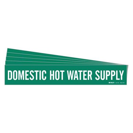 Brady Pipe Marker, PK5, 7352-1HV-PK 7352-1HV-PK